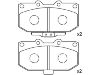 Bremsbelagsatz, Scheibenbremse Brake Pad:41060-74F90