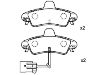 Bremsbelagsatz, Scheibenbremse Brake Pad:1 088 938
