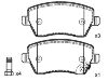 Pastillas de freno Brake Pad:55810-62J00