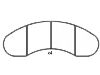 Bremsbelagsatz, Scheibenbremse Brake Pad:190688