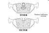 刹车片 Brake Pad:34 21 6 761 239