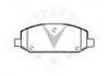 Bremsbelagsatz, Scheibenbremse Brake Pad:D1661