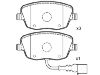 Pastillas de freno Brake pad set:6Q0 698 151 C