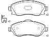 тормозная кладка Brake pad set:9 200 108