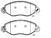 刹车片 Brake pad set:1 318 147
