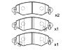Pastillas de freno Brake pad set:9 194 893