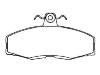 刹车片 Brake pad set:5 018 981