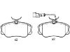 Bremsbelagsatz, Scheibenbremse Brake pad set:5892313