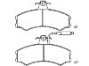 Bremsbelagsatz, Scheibenbremse Brake Pad:9 938 205