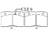 тормозная кладка Brake Pad:190 6039