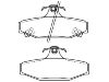 Pastillas de freno Brake Pad:48413-05000