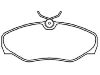 Bremsbelagsatz, Scheibenbremse Brake Pad:41060-00QAE