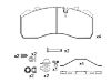 Bremsbelagsatz, Scheibenbremse Brake Pad:151254-066