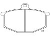 Bremsbelagsatz, Scheibenbremse Brake Pad:77 01 200 734