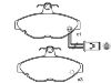 Bremsbelagsatz, Scheibenbremse Brake Pad:BHM7237