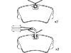 Bremsbelagsatz, Scheibenbremse Brake Pad:0060 750 413