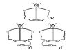 Bremsbelagsatz, Scheibenbremse Brake Pad:5 892 580