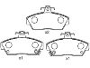 Bremsbelagsatz, Scheibenbremse Brake Pad:673 211 62 NBI