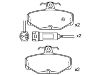 刹车片 Brake Pad:1 666 624