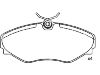 Brake Pad:60 25 371 662