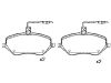 Bremsbelagsatz, Scheibenbremse Brake Pad:4252.94