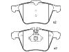 Bremsbelagsatz, Scheibenbremse Brake Pad:1 405 511