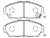 Plaquettes de frein Brake Pad:45022-ST7-000