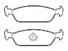Bremsbelagsatz, Scheibenbremse Brake Pad:04492-87701