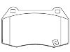 Bremsbelagsatz, Scheibenbremse Brake Pad:41060-CD094