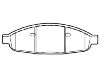 Plaquettes de frein Brake Pad:5134358AA