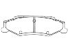 Plaquettes de frein Brake Pad:12530688