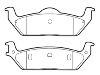 Bremsbelagsatz, Scheibenbremse Brake Pad:4L3Z-2200-AB