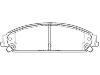 тормозная кладка Brake Pad:5142559AA