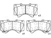 刹车片 Brake Pad:04465-60280