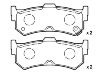 Plaquettes de frein Brake Pad:44060-44B90