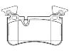 Plaquettes de frein Brake Pad:A 005 420 25 20