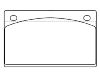 Plaquettes de frein Brake Pad:CD6396