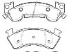 Plaquettes de frein Brake Pad:D614-7492