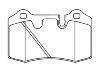 Brake Pad:4G43-2C562-AA