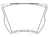 Brake Pad:D67-710