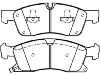 Bremsbelagsatz, Scheibenbremse Brake Pad Set:68052369AA