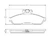 Brake Pad Set:GDB7500