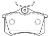 Brake Pad Set:4D0 698 451 C