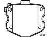 Bremsbelagsatz, Scheibenbremse Brake Pad Set:19153019