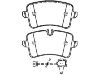 Brake Pad Set:4H0 698 451 A